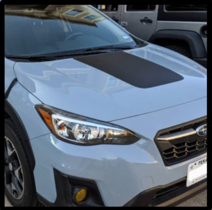 Hood Blackout Vinyl Decal Sticker Custom Fit 2018-2023 Subaru Crosstrek/Outback