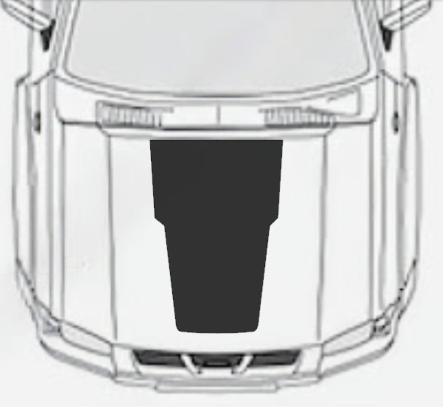 Hood Graphic Stripe Vinyl Decal Sticker Made For 2005-2021 Nissan Frontier