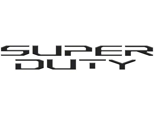 2023 to 2025 Ford Super Duty Hood Insert Letter Vinyl Decal Sticker F-250 F-350